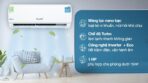 Điều hòa Funiki 9000BTU 1 chiều Inverter HIC09TMU.ST3 - Ảnh 3