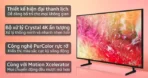 Smart Tivi Samsung 4K UHD 55 inch UA55DU7700KXXV - Ảnh 3