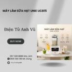 Máy làm sữa hạt  dung tích 1.5L UNIE UCB15