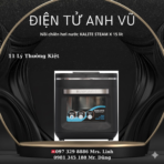 Nồi chiên hơi nước KALITE STEAM X 15 lít đa năng hấp nướng chiên