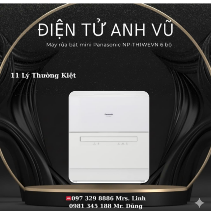 Máy rửa bát mini 6 bộ Panasonic NP-TH1WEVN