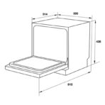 Máy Rửa Bát Hafele 6 Bộ HDW-T50B (539.20.600) - Ảnh 4