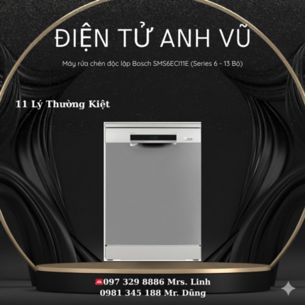 Máy rửa bát độc lập Bosch SMS6ECI11E Serie 6