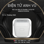Nồi cơm điện tử Toshiba 1.8 lít RC-18DR5UVN(W/H)