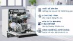 Máy rửa chén bát bán âm Hafele HDW-HI60B 15 bộ (533.23.210) - Ảnh 3