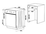 Máy rửa chén bát bán âm Hafele HDW-HI60B 15 bộ (533.23.210) - Ảnh 5