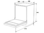 Máy rửa chén độc lập 16 bộ Hafele HDW-F6072B (535.29.700) - Ảnh 3