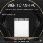 Máy rửa bát Bosch SMI8ZDS81T Serie 8 (Bán âm,13 Bộ)