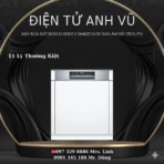 Máy rửa bát Bosch SMI6ZCS49E serie 6, 14 bộ bán âm sấy Zeolith