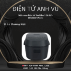 Nồi cơm điện tử Toshiba 1 lít RC-10DR5UVN(H)
