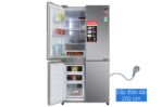 Tủ lạnh Sharp Inverter 607 lít Multi Door SJ-FXPI689V-RS - Ảnh 5