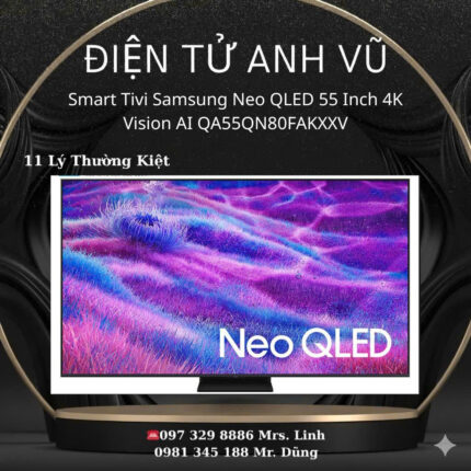 Smart AI Tivi Neo QLED Mini LED Samsung 4K 55 Inch QA55QN80FAKXXV