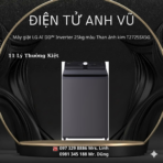 Máy giặt LG AI DD™ Inverter 25kg màu Than ánh kim T2725SX5G
