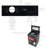 Máy giặt LG AI DD™ Inverter 25kg màu Than ánh kim T2725SX5G - Ảnh 2