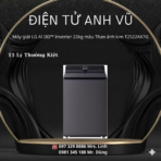 Máy giặt LG AI DD™ Inverter 22kg màu Than ánh kim T2522AX7G