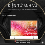 Smart Tivi Samsung UHD 4K 43 inch UA43DU7000KXXV