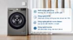 Máy giặt LG AI DD™ Inverter 12kg màu xám FV1412S3PA - Ảnh 2