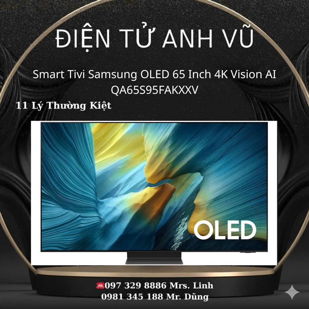 4. QA65S95FAKXXV Smart Tivi OLED Samsung 4K 65 inch QA65S95FAKXXV - Ảnh 1