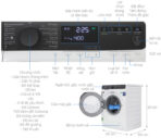 Máy giặt Electrolux UltimateCare 700 Inverter 13 kg EWF1343R7WC - Ảnh 3