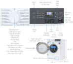 Máy giặt sấy Electrolux UltimateCare 300 Inverter giặt 9 kg - sấy 6 kg EWW9024P3WC - Ảnh 2