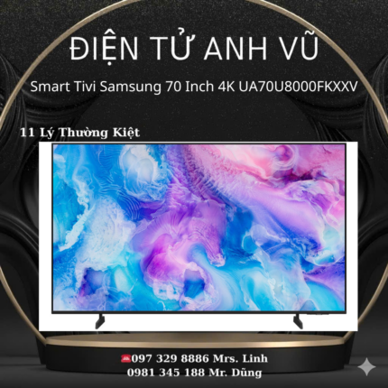 Smart Tivi Crystal UHD Samsung 4K 70 inch UA70U8000FKXXV